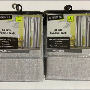 2 YOUR ZONE 84-Inch Blackout Panel